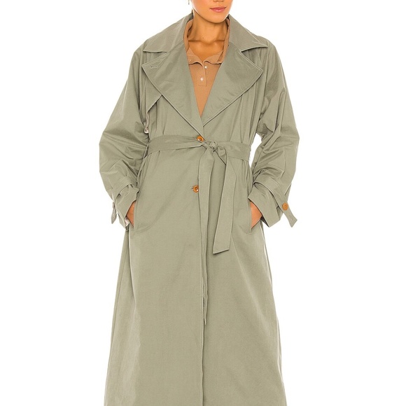 L'Academie Jackets & Blazers - L'Academie Trench Coat green
